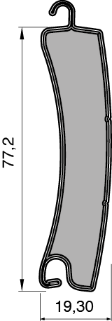 Lame PS 78 Bombée
